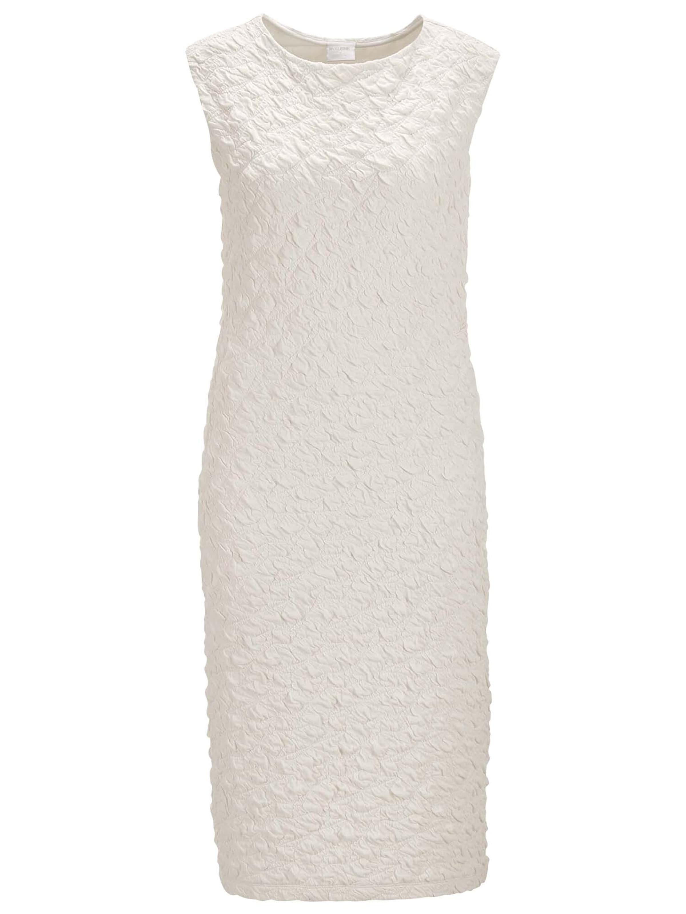 Robe fourreau MADELEINE en blanc : devant