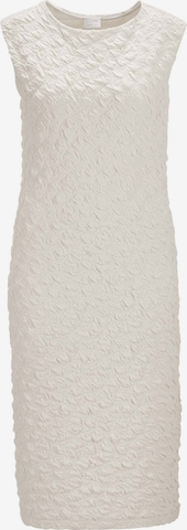 Robe fourreau MADELEINE en blanc : devant