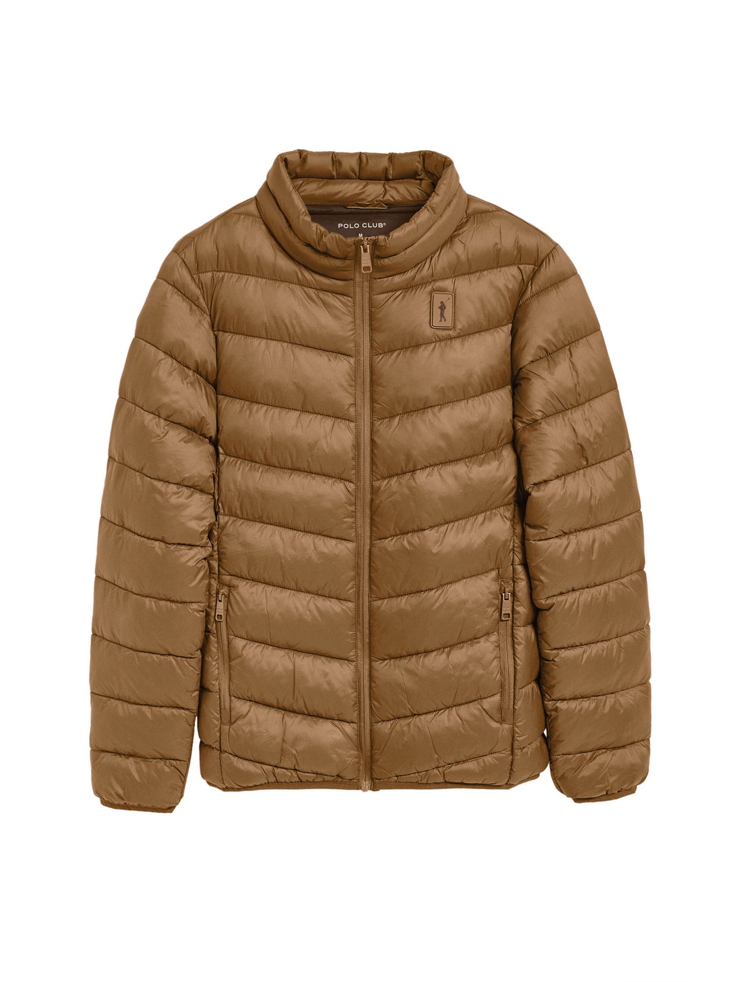 Polo Club Performance Jacket in Brown: front