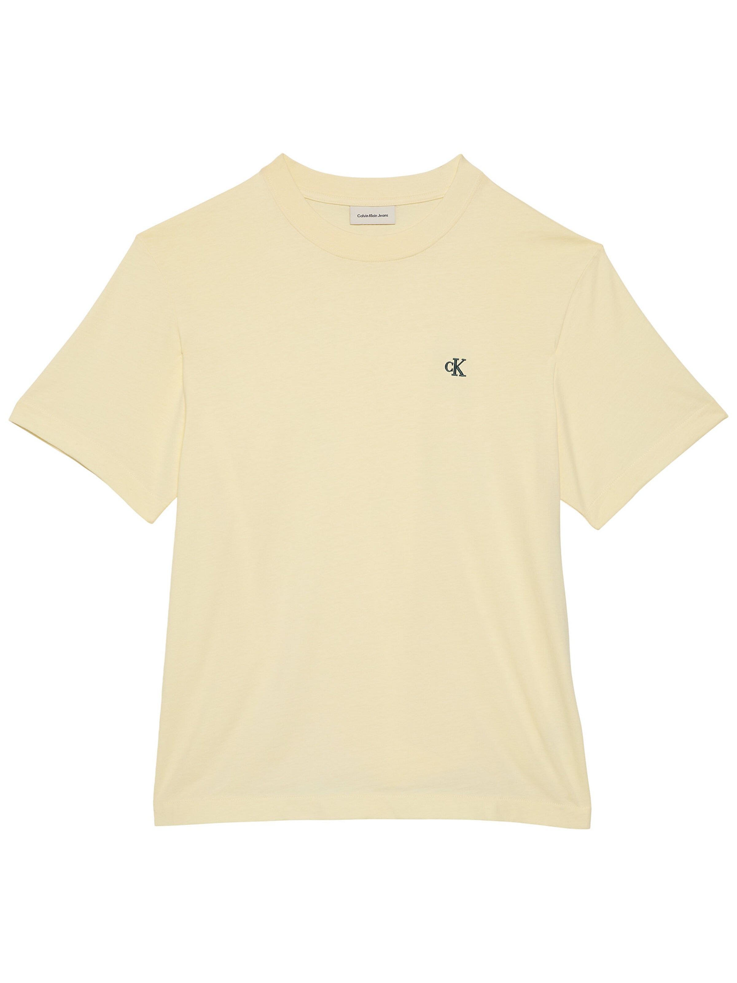 T-Shirt Calvin Klein Jeans en jaune : devant