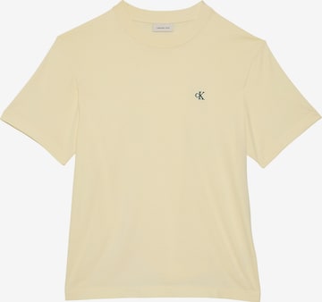 T-Shirt Calvin Klein Jeans en jaune : devant