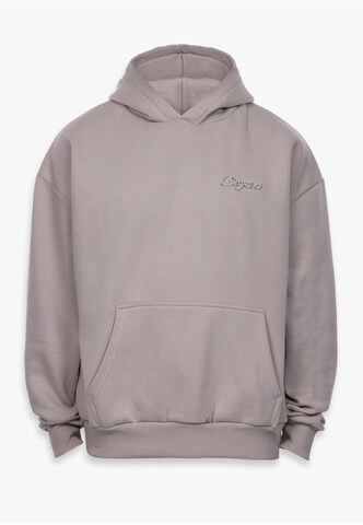 Dropsize - Sudadera en gris: frente