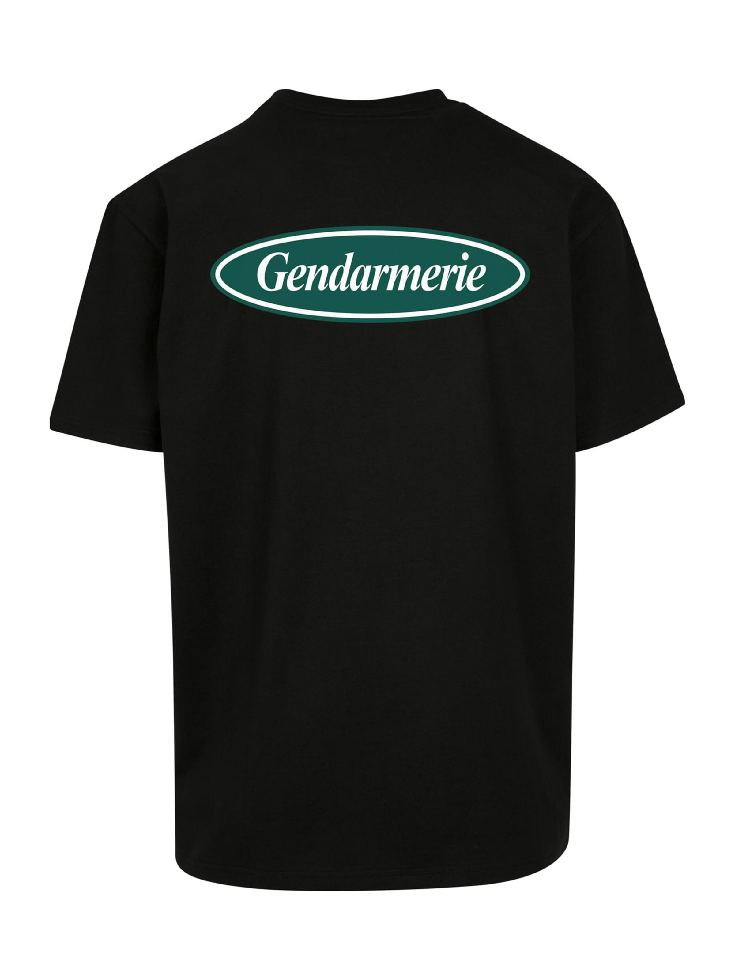 Mister Tee T-shirt 'Gendarmerie' i svart