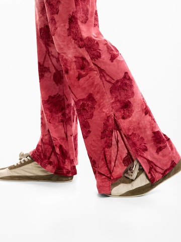 Desigual Regular Pants in Red