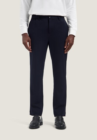 Dstrezzed Regular Chino 'Harvey Dynamic' in Blauw: voorkant