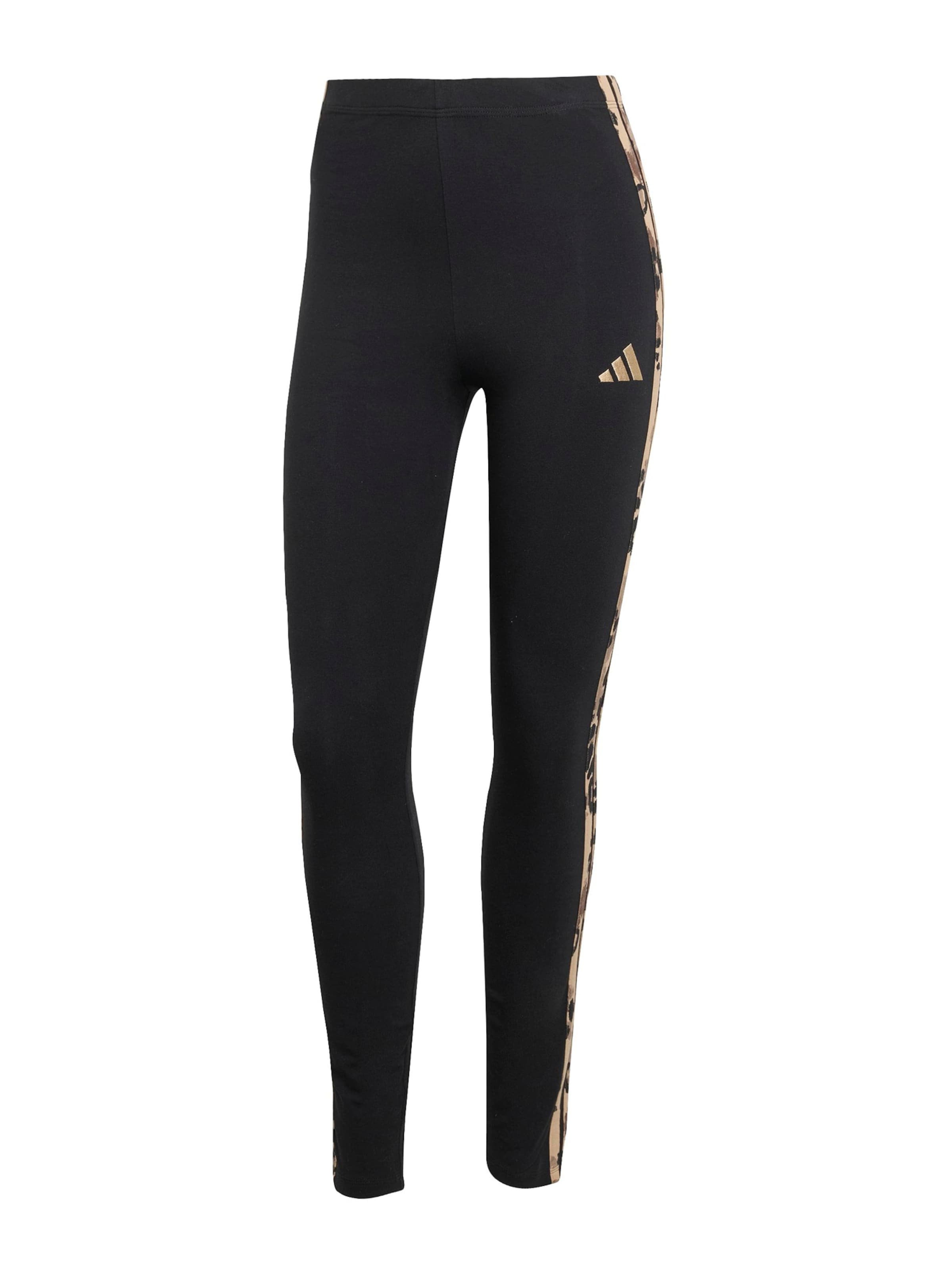 ADIDAS SPORTSWEAR Skinny Sportbyxa i svart: framsida