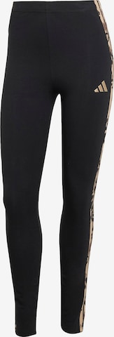 ADIDAS SPORTSWEAR Скинни Спортивные штаны в Черный: спереди