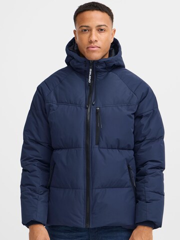 BLEND Winterjas 'Kars' in Blauw: voorkant