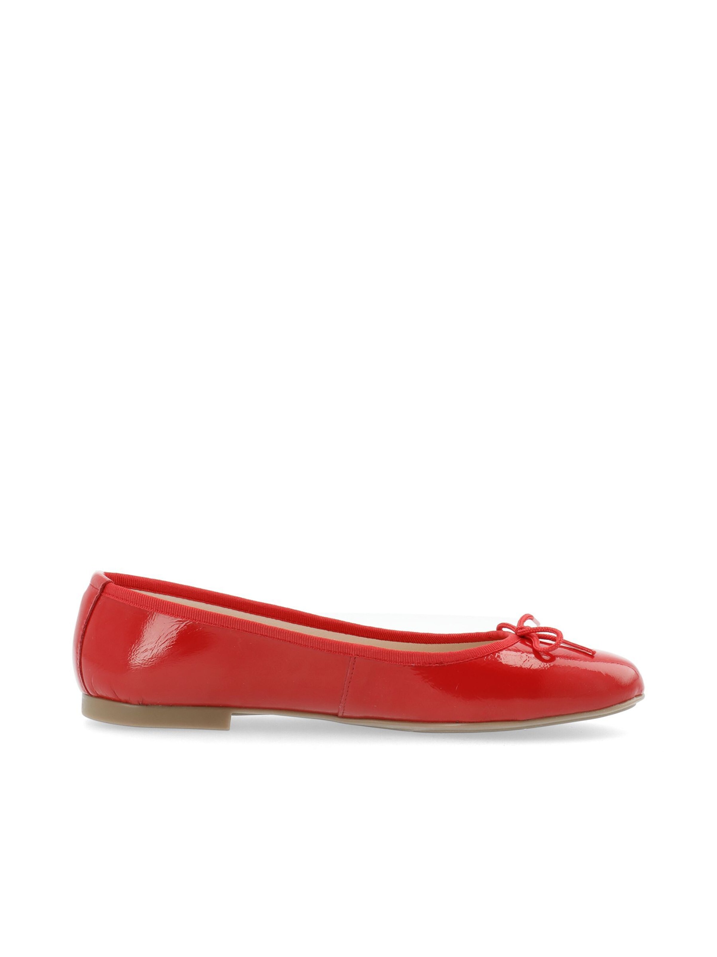 Ballerines 'MADISON' Bianco en rouge
