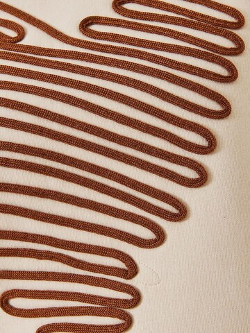 Bianco Lucci Sweatshirt in Beige