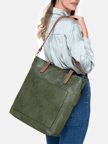 Herling Shopper 'Poussin' in Green