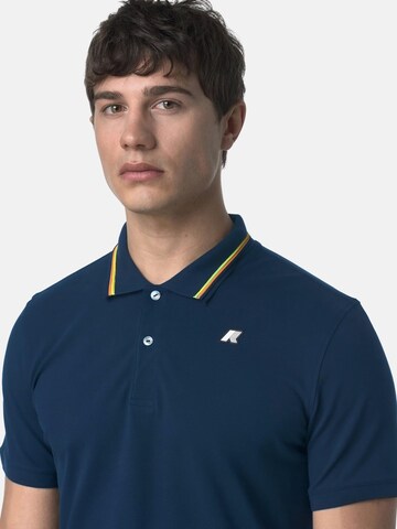 K-Way Shirt 'JUD PIQUE SLIM' in Blue