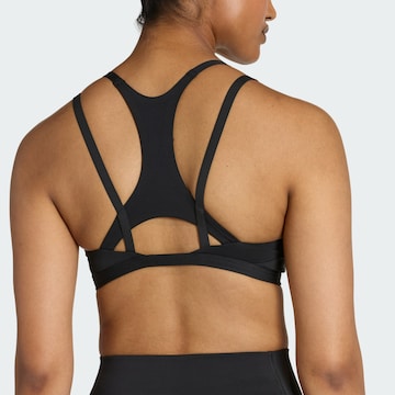 ADIDAS PERFORMANCE Μπουστάκι Αθλητικό σουτιέν 'Optime Workout' σε μαύρο