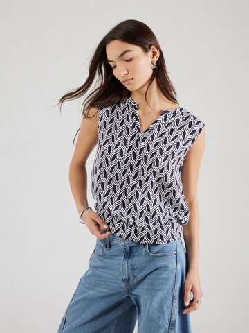 Camicia da donna 'Iv44anka' di ZABAIONE in blu: frontale