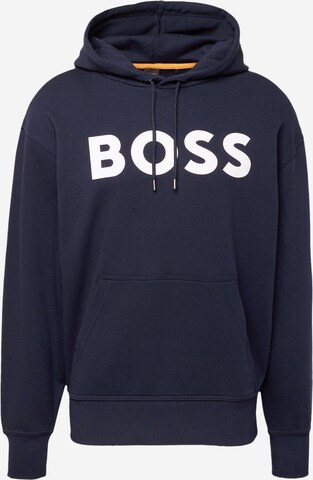 Sweat-shirt BOSS en bleu : devant