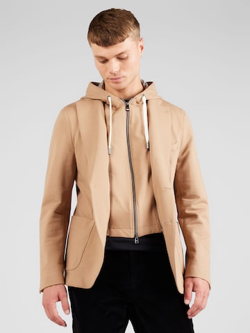 BOSS Black Slim Fit Pikkutakki 'Hanry' värissä beige