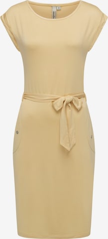 Robe 'Taggien' Ragwear en jaune : devant