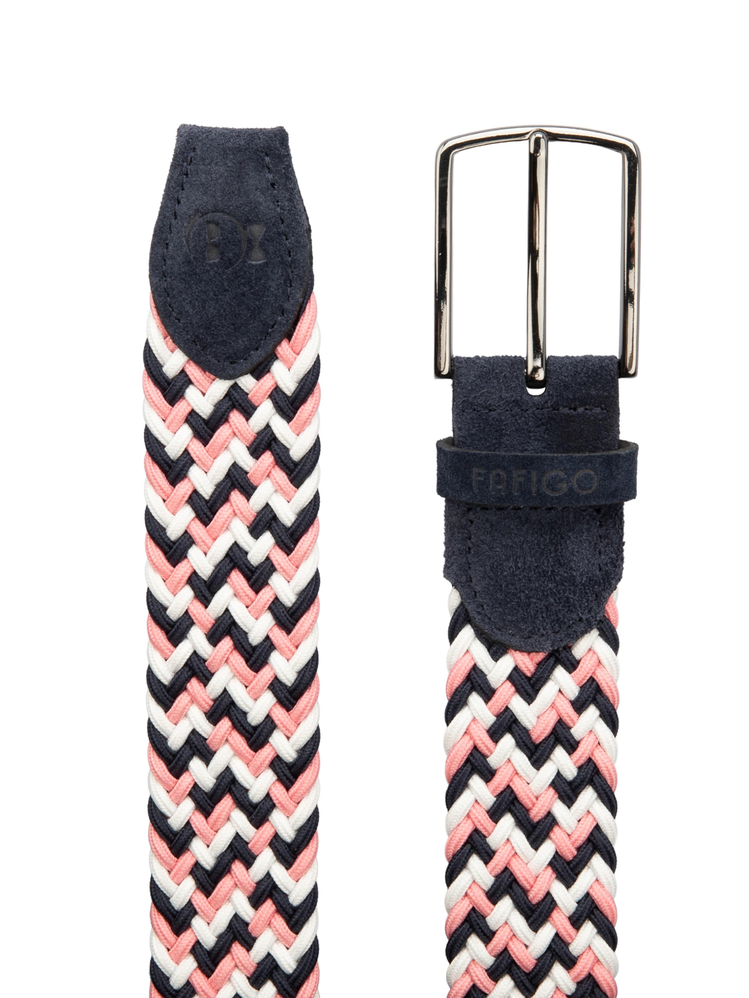 FAFIGO Belt 'Flechtgürtel mit Stretch "Taormina"' in Mixed colors