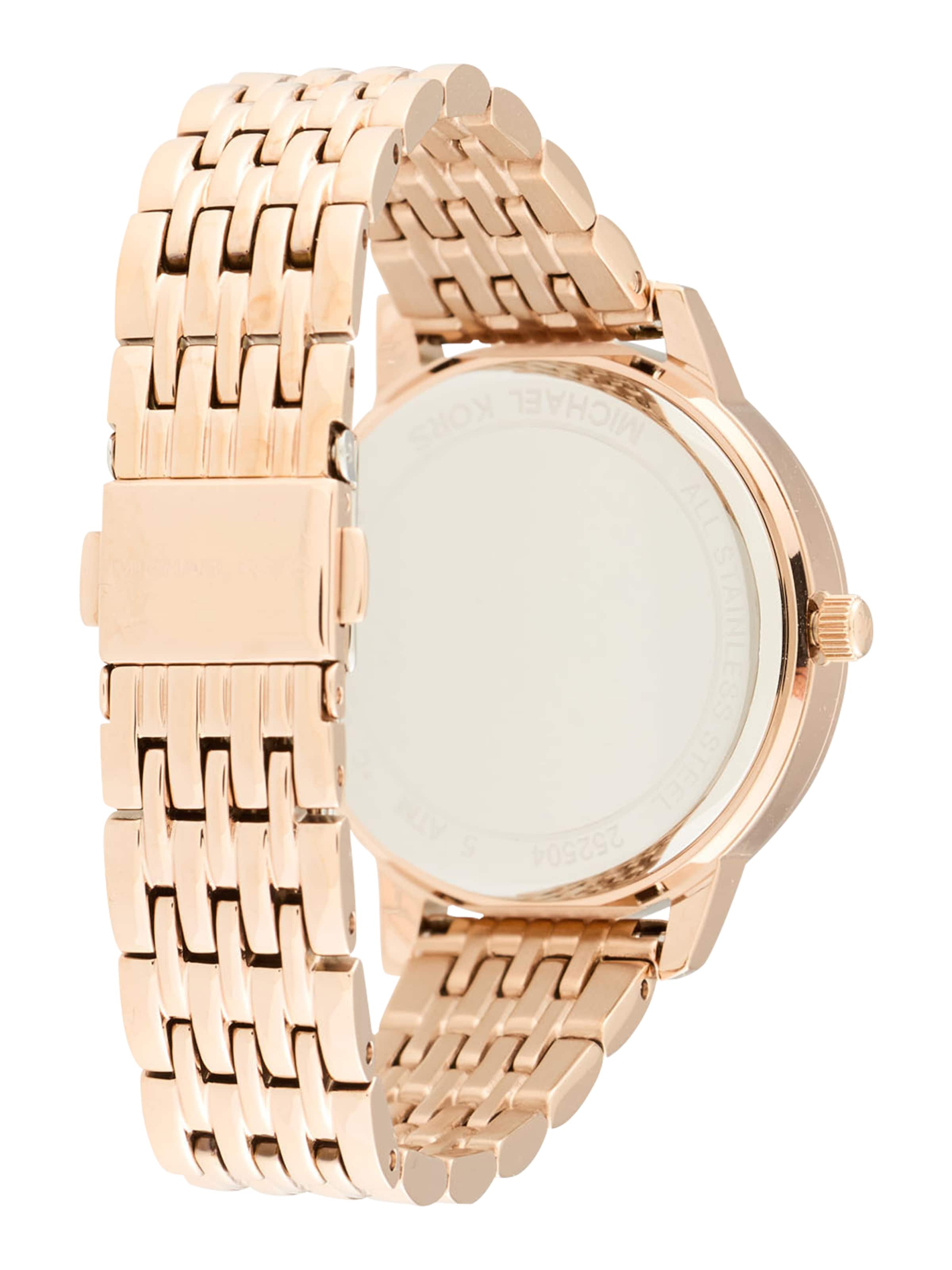 MICHAEL Michael Kors Analogna ura 'MELISSA' | zlata barva: zadnja stran