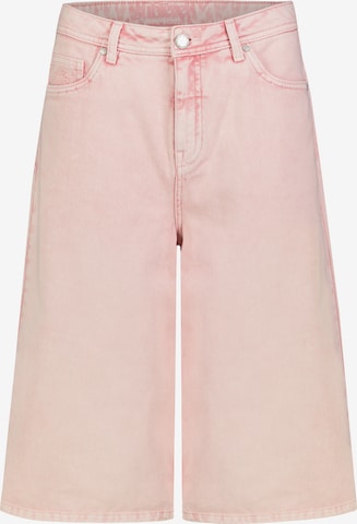 Sublevel Wide Leg Shorts in Pink: Vorderseite