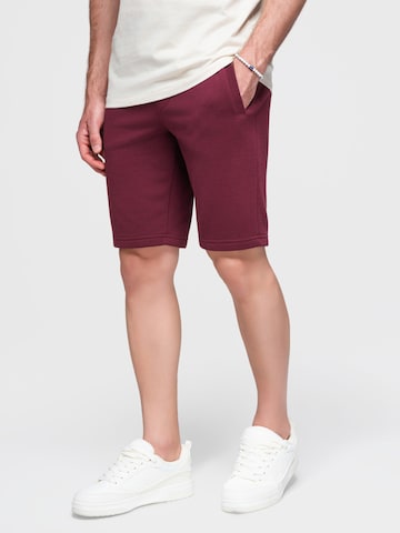 Ombre Regular Sportbroek in Rood