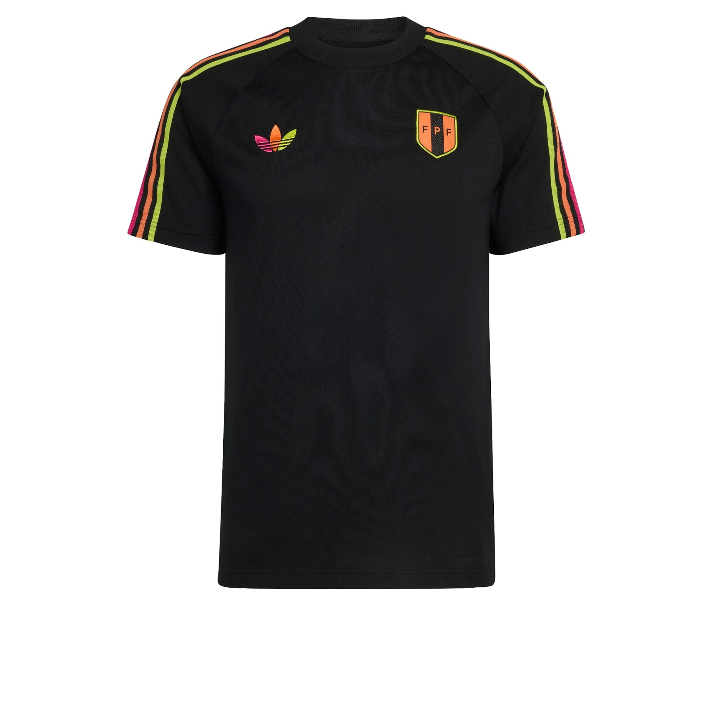 ADIDAS PERFORMANCE Functioneel shirt 'Peru' in de kleur Limoen / Kreeft / Kersrood / Zwart, Productweergave