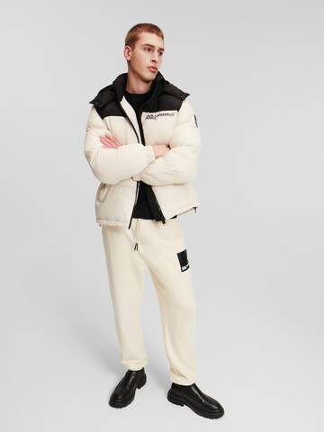 KARL LAGERFELD JEANS Tapered Nadrág - fehér