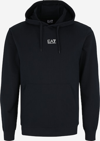 EA7 Emporio Armani Μπλούζα φούτερ σε μπλε: μπροστά