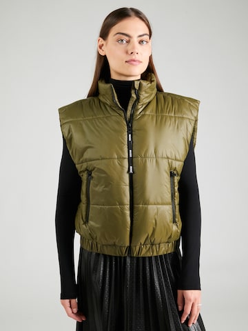 HUGO Vest 'Felere' in Green: front