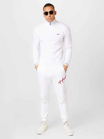 HUGO Tapered Trousers 'Drog' in White