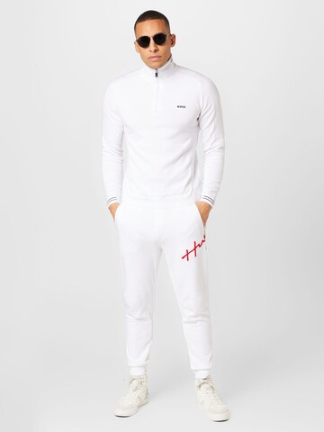 HUGO Red Tapered Pants 'Drog' in White