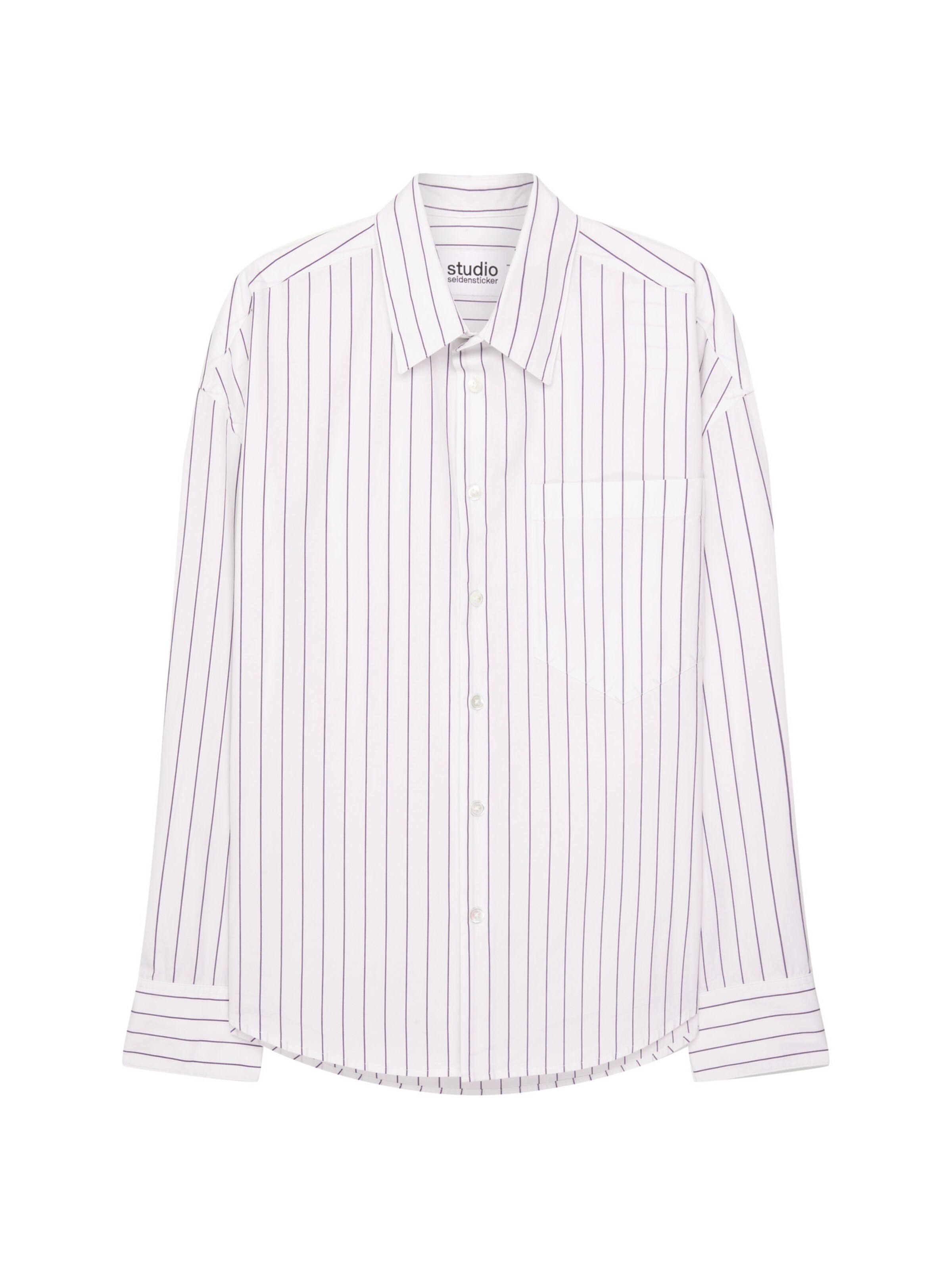 Studio Seidensticker Comfort fit Overhemd in Wit: voorkant