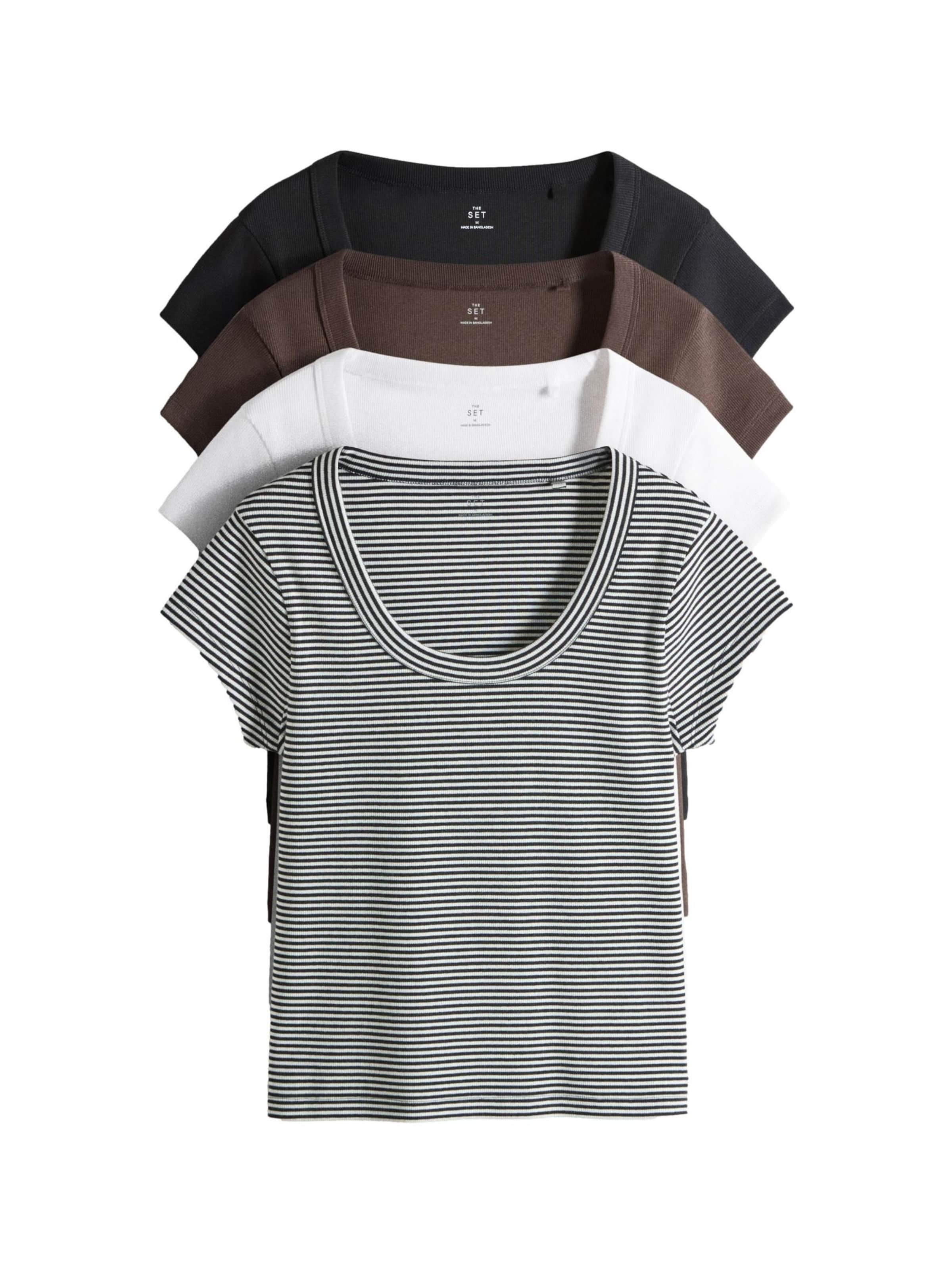 The Set Shirt in Brown: front
