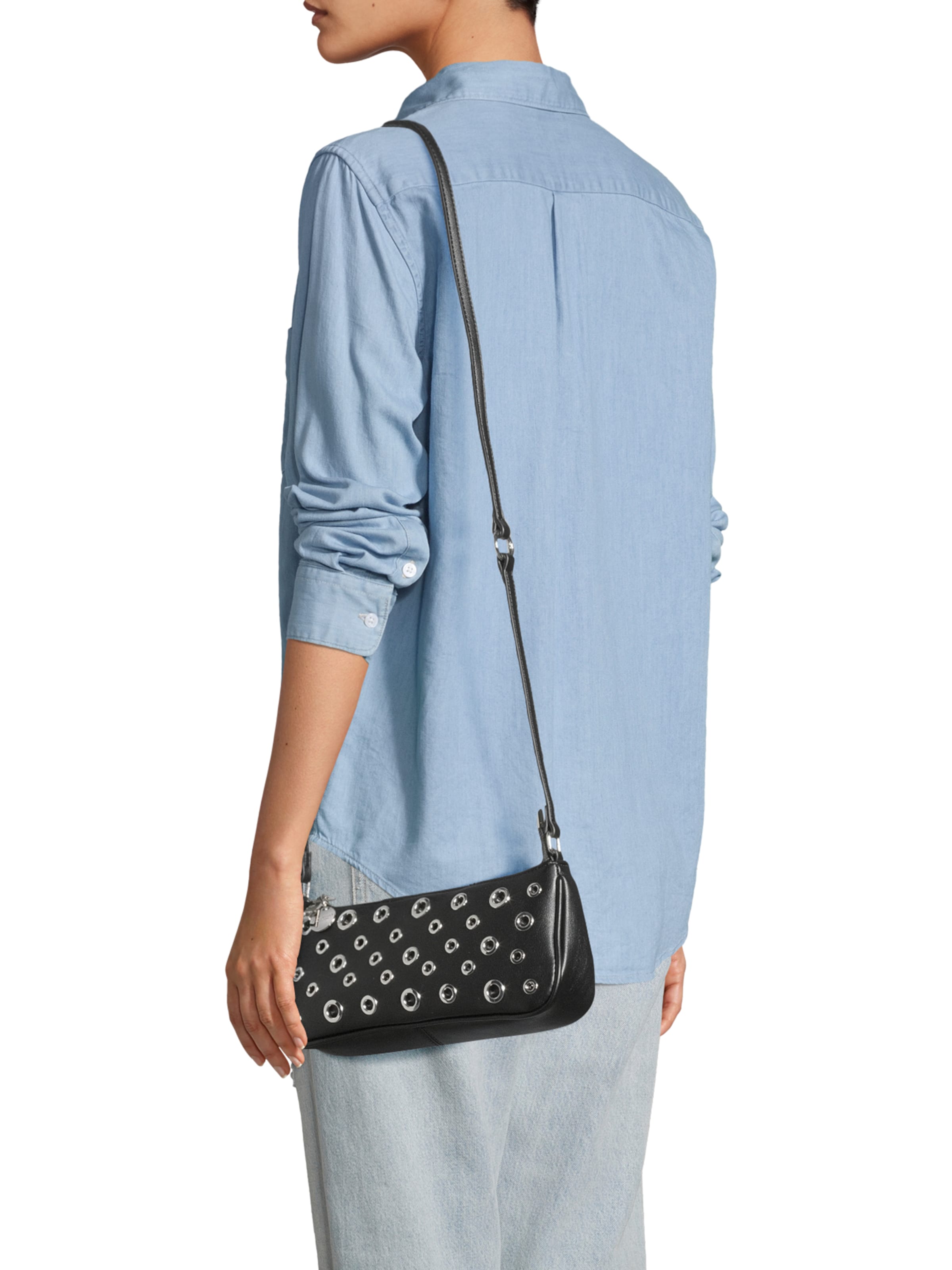 Seidenfelt Umhängetasche 'Vinje' in Schwarz