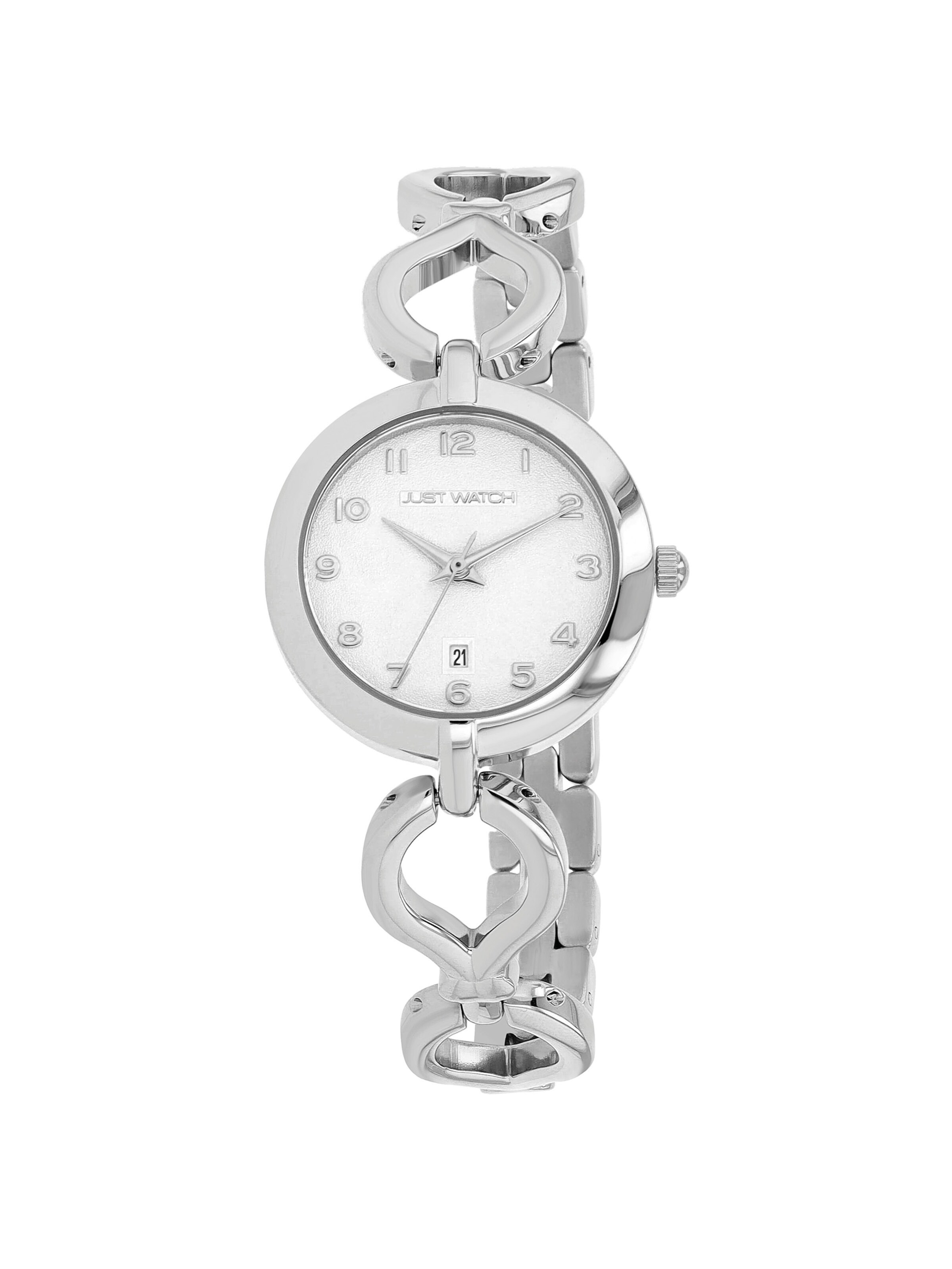 Just Watch Analoguhr‌‌‌‌‌‌‌‌ in Silber: Vorderseite