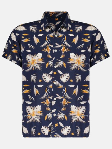 Coupe regular Chemise 'Pearl' Deeluxe en bleu : devant