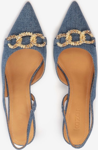 Kazar Slingback pumps 'Basilia' in Blue