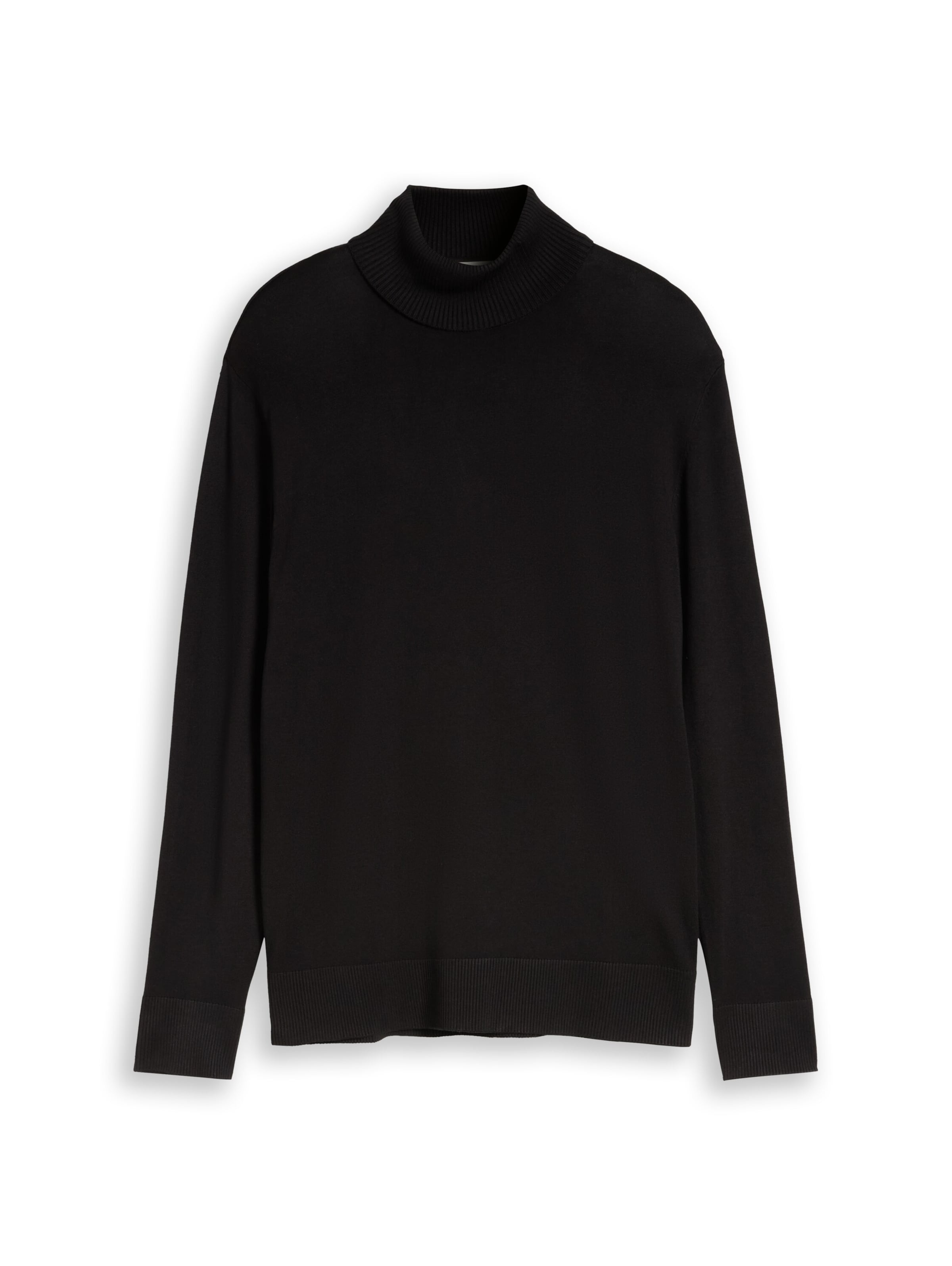 TOM TAILOR DENIM Sweater in Black: front