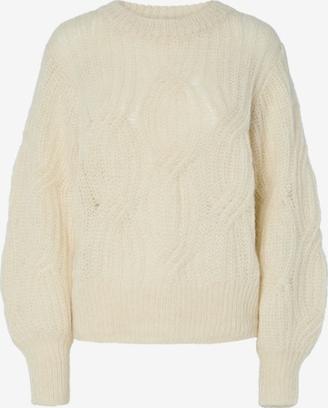 YAS Neulepaita 'YASZUMA' värissä beige: etupuoli