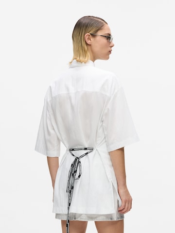 Camicia da donna di KARL LAGERFELD JEANS in bianco