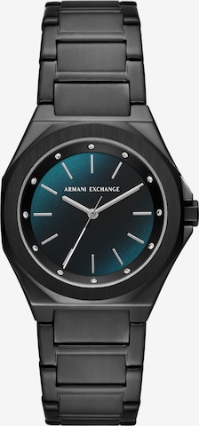 ARMANI EXCHANGE Uhr in Schwarz: predná strana