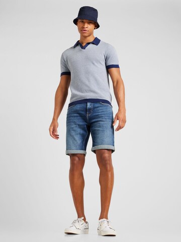 QS Regular Shorts 'John' in Blau