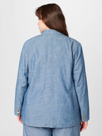 Lauren Ralph Lauren Plus Blazer 'RYEN' in Blue