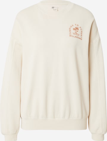 BILLABONG Sweatshirt 'KENDAL' in White: front