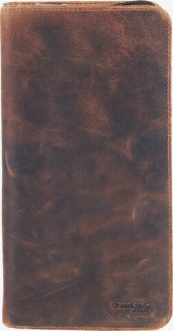 Greenland Nature Wallet in Brown: front