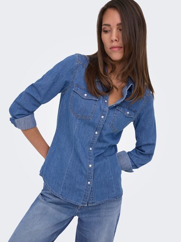 JDY Blouse 'JDYSANDIE' in Blue