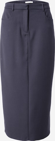 Abercrombie & FitchSuknja - crna boja: prednji dio