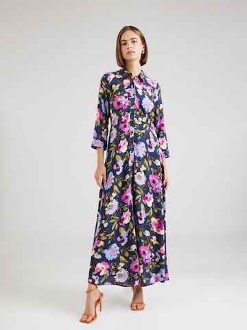 YAS - Vestido camisero 'YASSAVANNA' en azul: frente