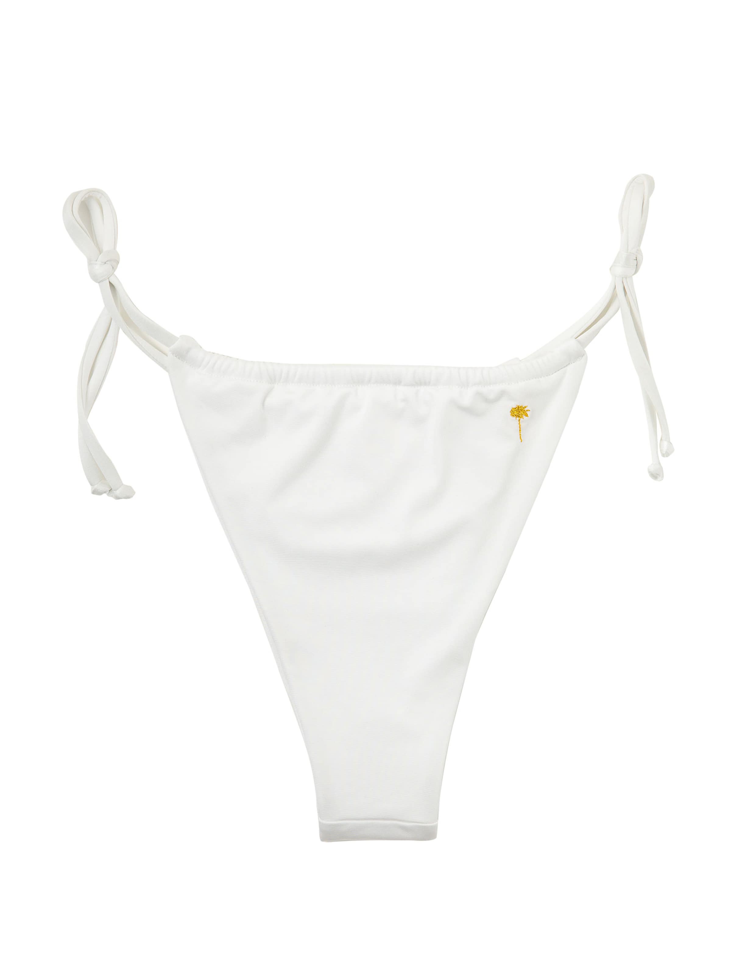 Matia Beachwear Bikinihose 'Henry'‌ in Weiß: Vorderseite