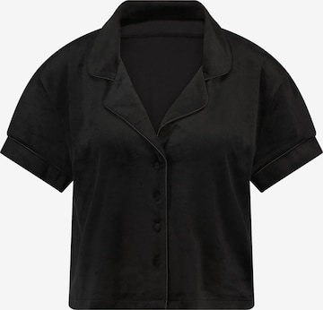 Hunkemöller Schlafshirt in Schwarz: predná strana